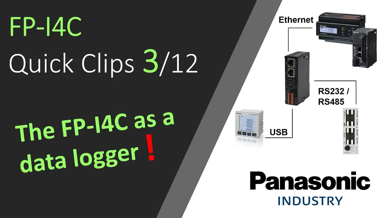 Panasonic FPI 4C数据记录器使用指南
