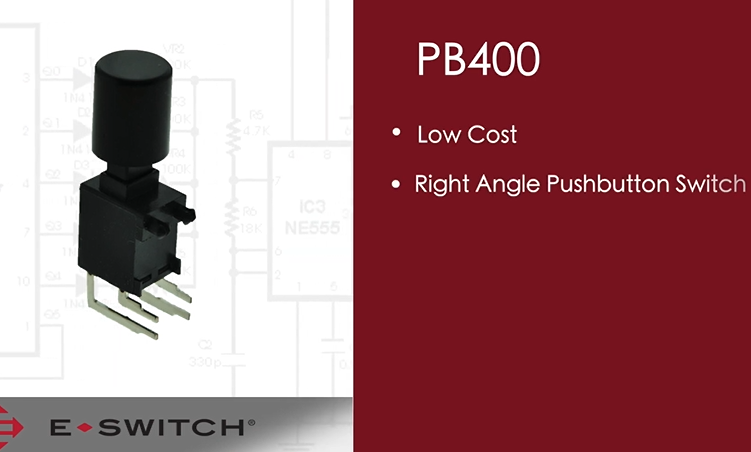 eSwitch PB400系列推钮开关：实用与经济的完美结合