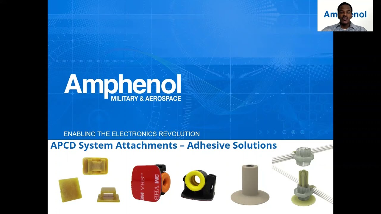 Amphenol PCD粘合产品助力航空电缆管理，极简安装