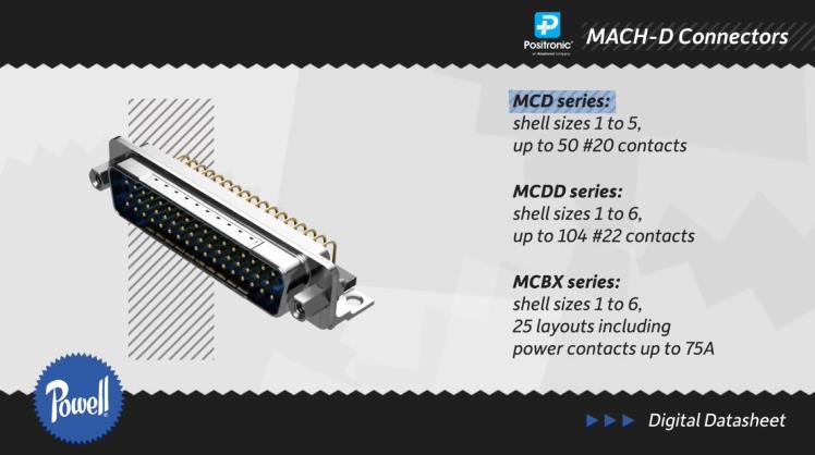 powell MOC D型连接器：高性能与耐用性兼备