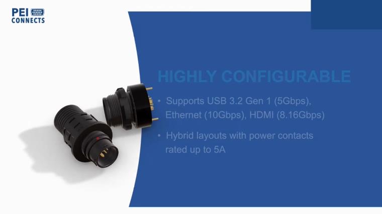 军用级别的数据传输：ITT HDX系列高密度连接器解析