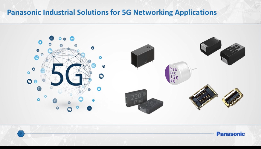 松下工业揭秘：5G网络中的高性能电容器和继电器解决方案