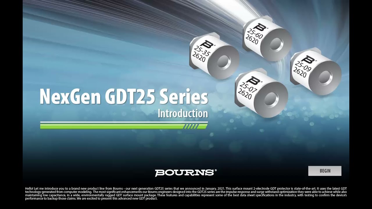 提升保护性能的秘密武器：Bornes GDT25系列气体放电管解析