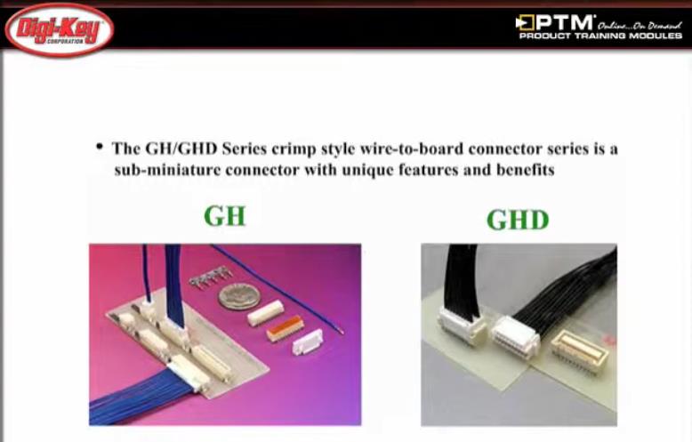 探索JST GH与GHD系列1.25毫米压接式线对板连接器