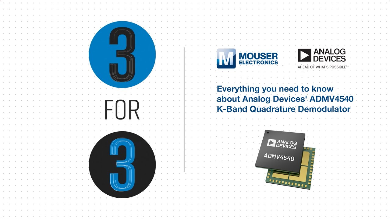 卫星通信必备：MOUSER 正交解调器详解