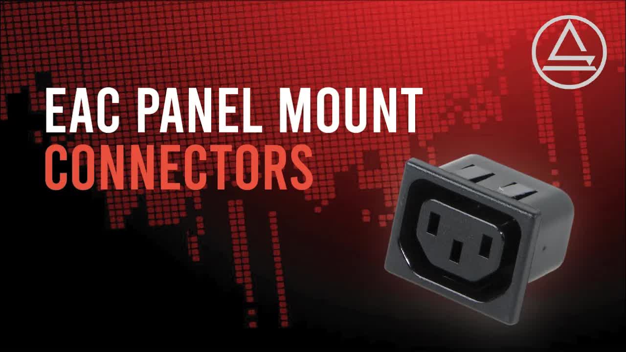 Switchcraft EC电源插座连接器：高品质面板安装选择