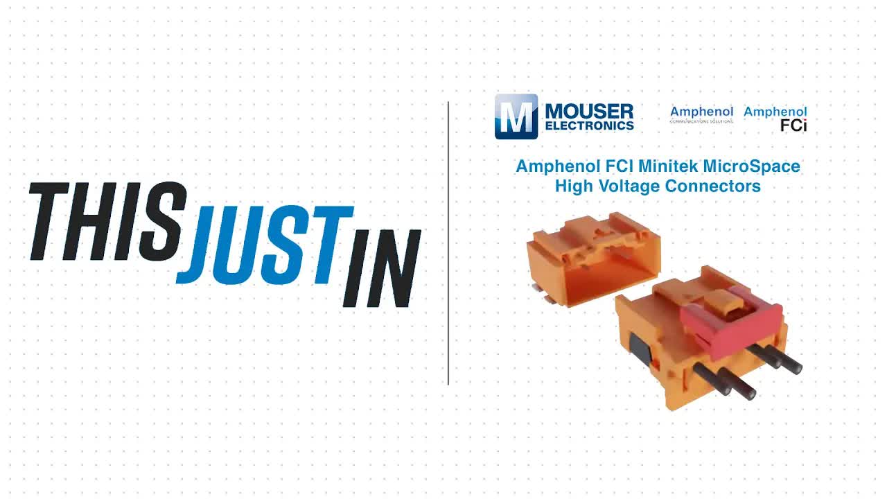 Amphenol FCI Microspace 高压连接器，高压汽车应用的理想选择