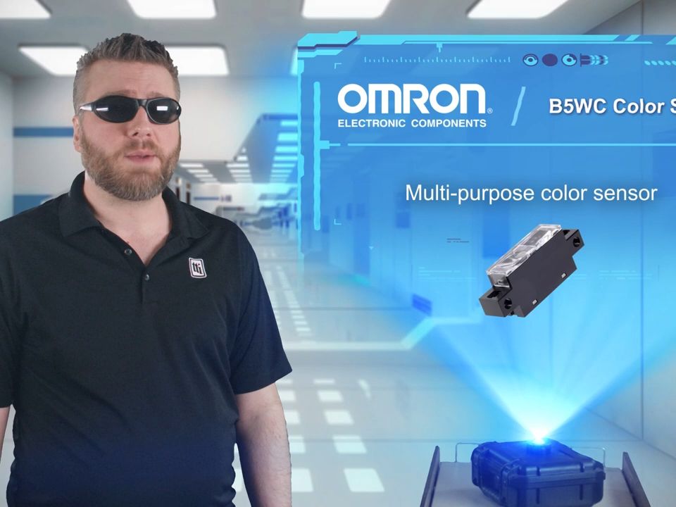 Omron B5WC：精准颜色检测的多功能传感器” 