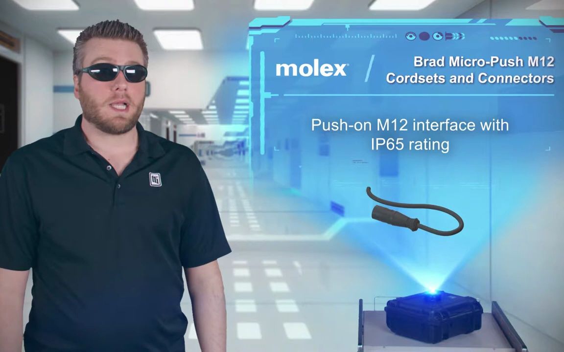 Molex Brad Micro-Push M12连接器：简化安装，提高效率