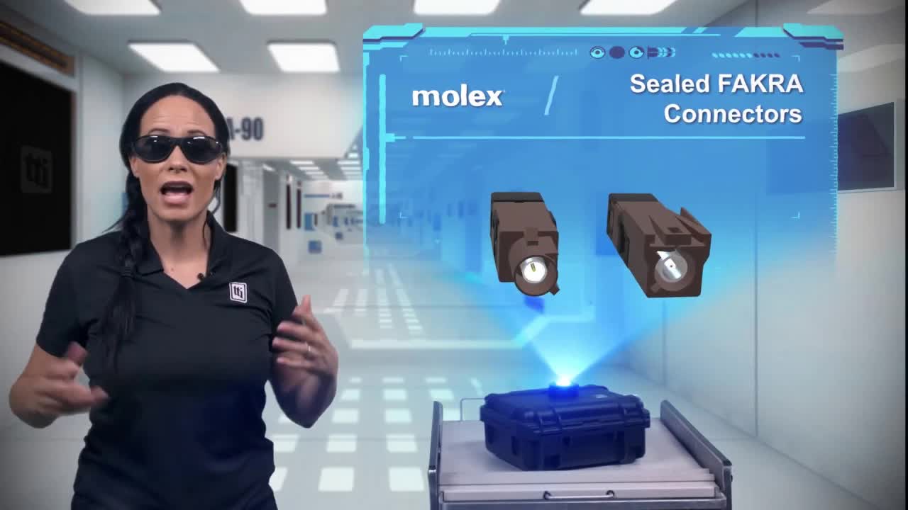 Molex密封Fakra连接器：汽车电子中的高频可靠连接 